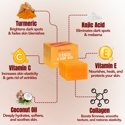 Turmeric & Kojic Acid - Skin Brightening Soap