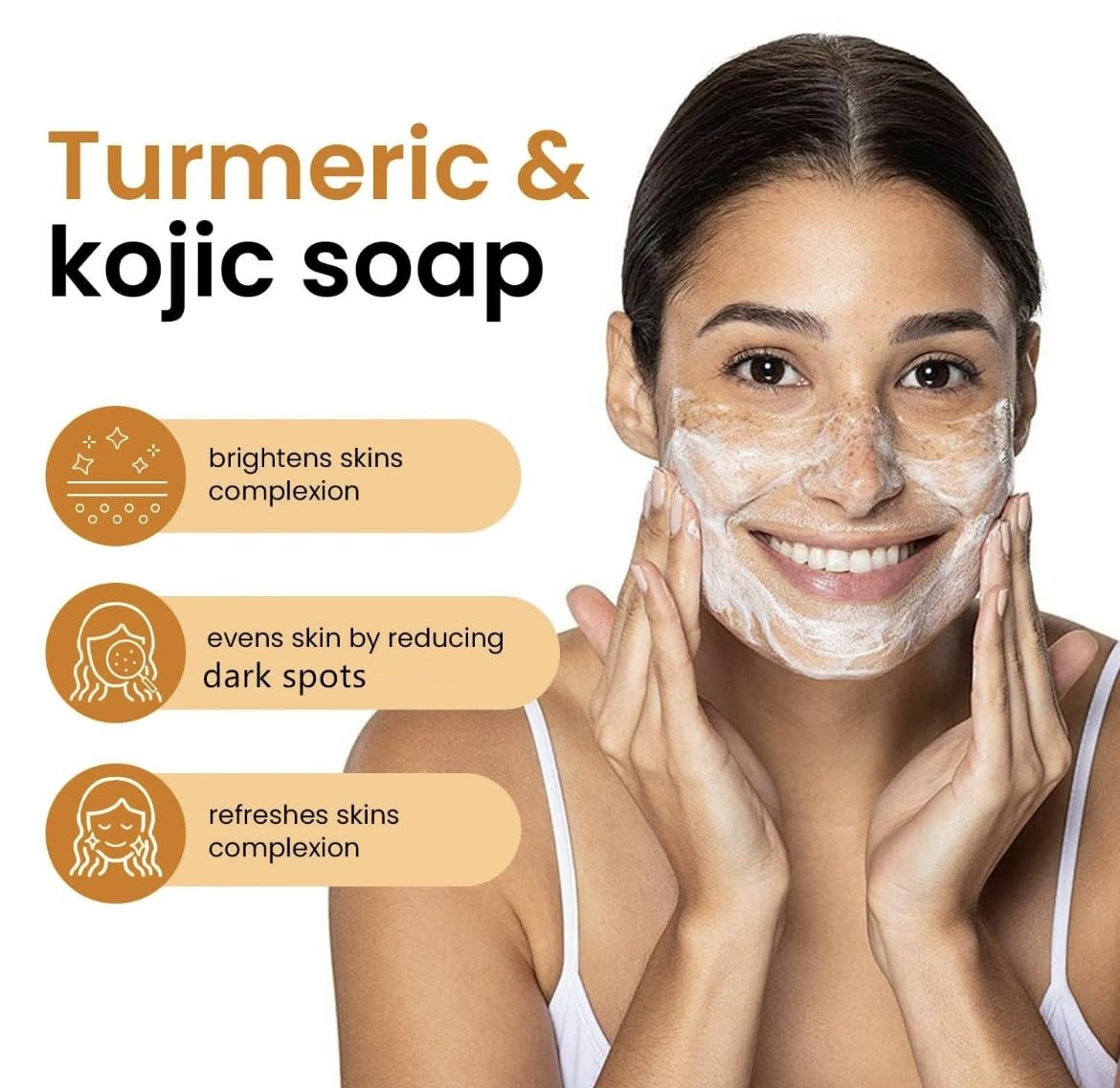 Turmeric & Kojic Acid - Skin Brightening Soap